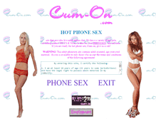 Tablet Screenshot of cum-on.com